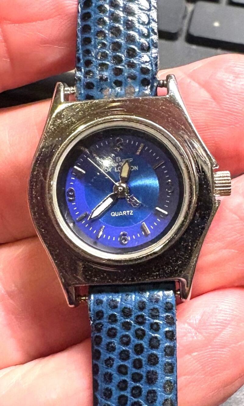 Women's 27mm Boy London 2000W Watch, Silver Tone with Blue Face,
